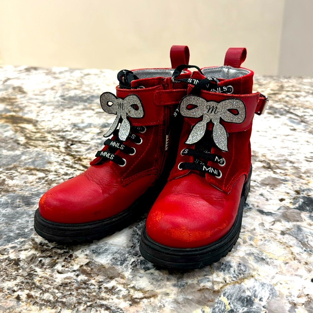 Authentic Monnalisa boots , size 27 Eur.